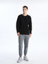 LC Waikiki Crew Neck Long Sleeve Men's T-shirt
